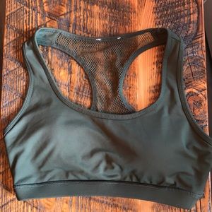 Mesh back sports bra.